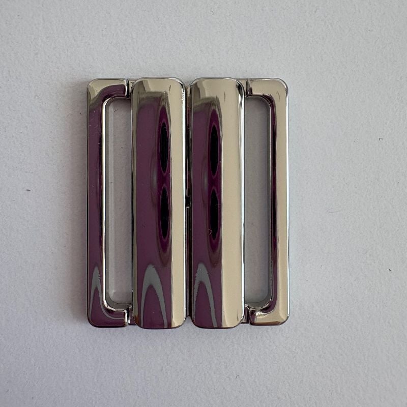 haberdashery accessory clasp 30mm silver