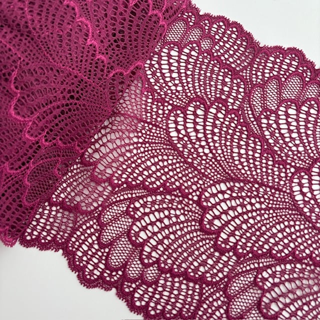 dentelle stretch framboise