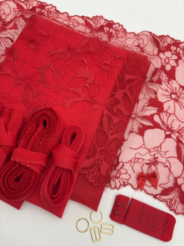 kit soutien-gorge rouge clara kit soutien-gorge rouge clara