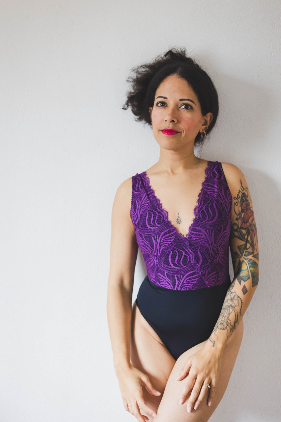 Coffret Body dentelle violette – Collection d’IDONIM – Image 3