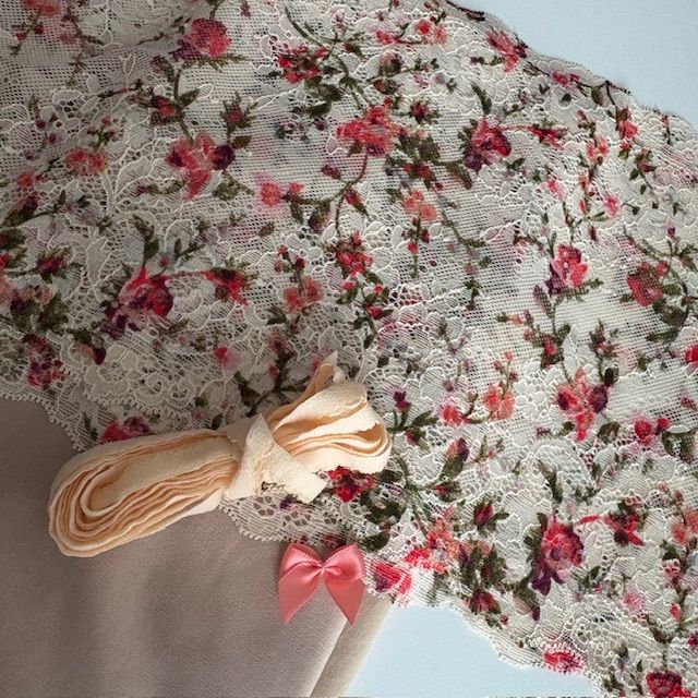 kit culotte dentelle chair floral