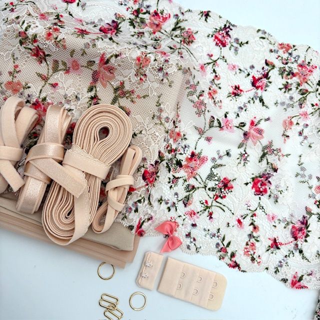 kit soutien gorge chair floral