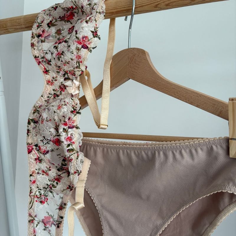 soutien gorge floral