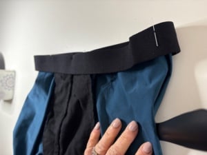 positionnement de l'élastique