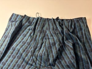 vue à l'endroit - élastique à l'envers du boxer