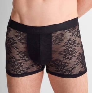 boxer dentelle homme