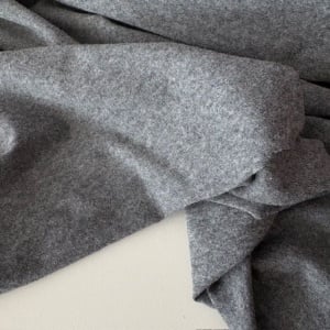 jersey coton gris chiné foncé