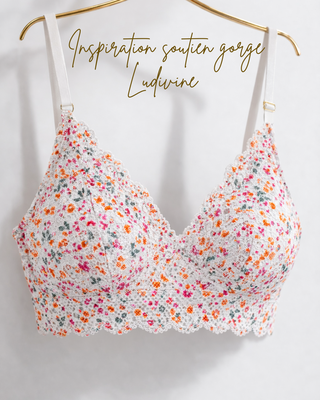 dentelle extensible florale