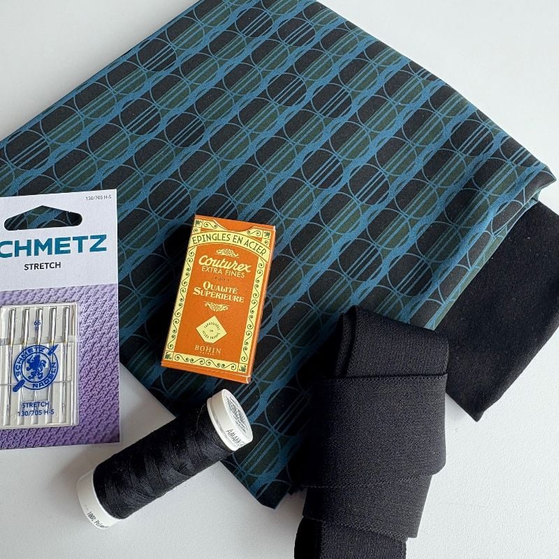 coffret couture boxer bleu pétrole