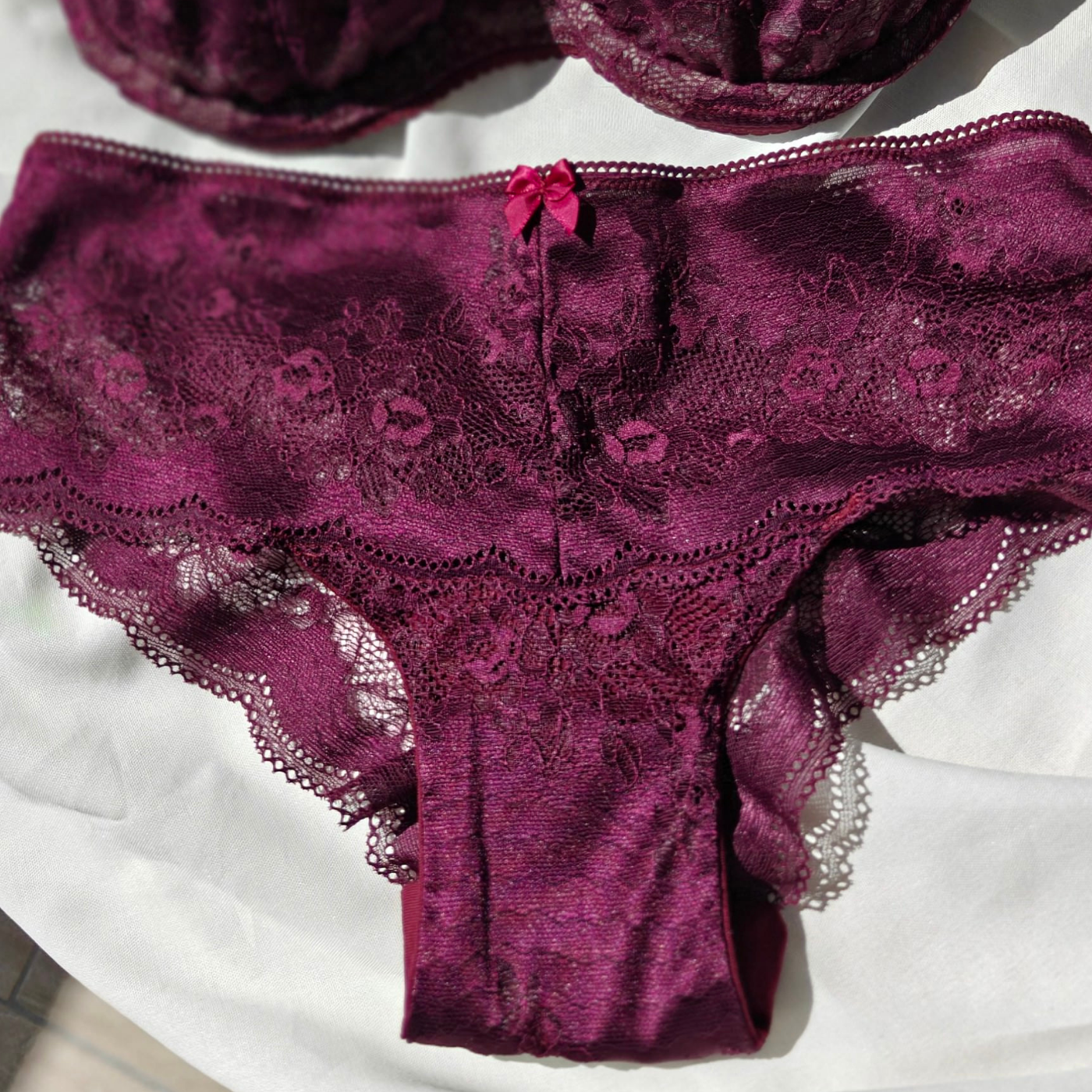 kit shorty culotte bordeaux