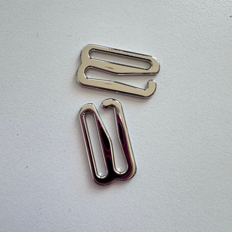 crochets 18mm argent
