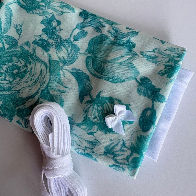 kit culotte imprimé turquoise