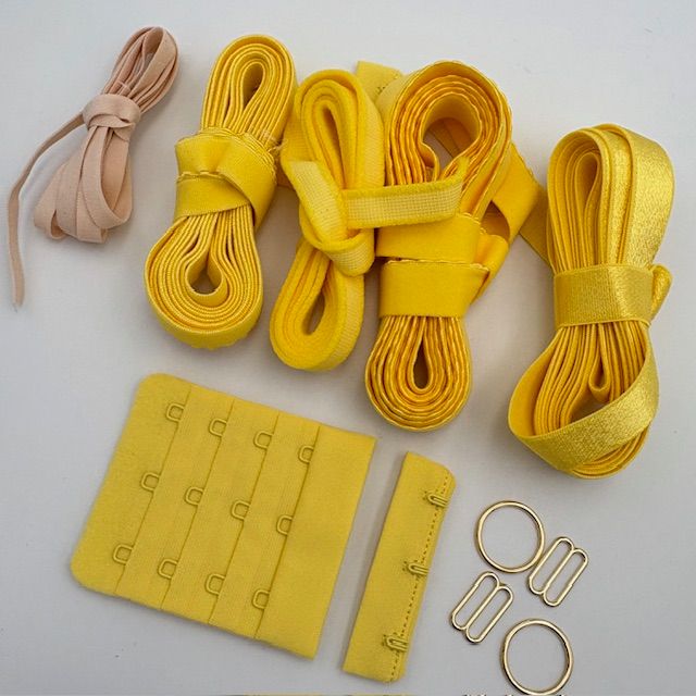 kit de petites fournitures pour soutien gorge – MOYENNE TAILLE – jaune