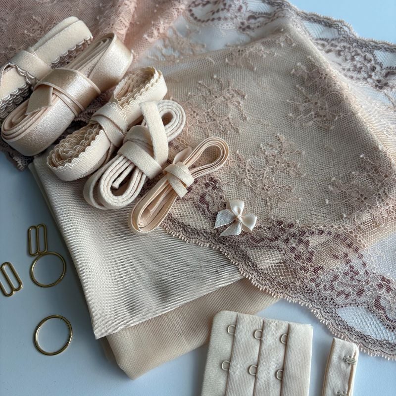 kit soutien gorge cachemire chair