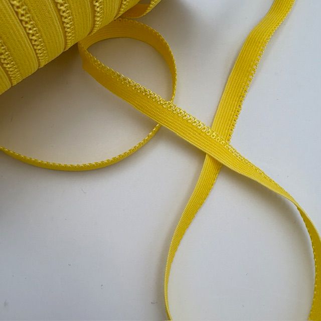 élastique décoratif jaune