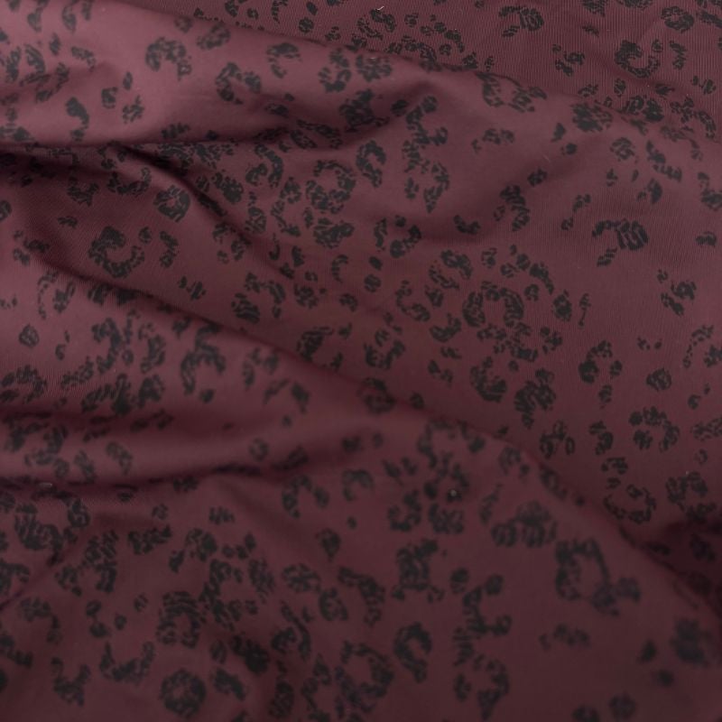 tissu technique sportswear - brun et noir